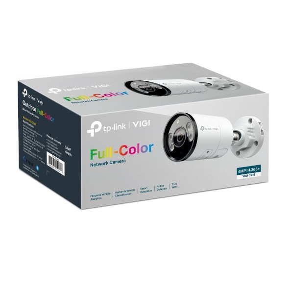TP-Link VIGI C345 Bullet IP security camera Outdoor 2688 x 1520 pixels Wall TP-Link VIGI C345 Bullet IP security camera Outdoor 2688 x 1520 pixels Wall