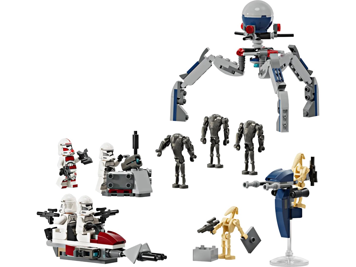 LEGO STAR WARS 75372 CLONE TROOPER & BATTLE DROID BATTLE PACK LEGO STAR WARS 75372 CLONE TROOPER & BATTLE DROID BATTLE PACK
