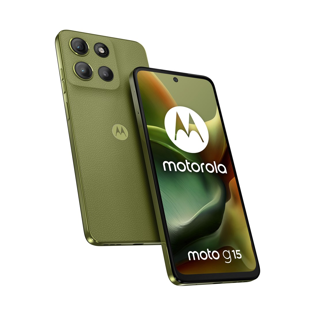 Motorola moto g15 17.1 cm (6.72") Dual SIM Android 15 4G USB Type-C 8 GB 128 GB 5200 mAh Green Motorola moto g15 17.1 cm (6.72") Dual SIM Android 15 4G USB Type-C 8 GB 128 GB 5200 mAh Green