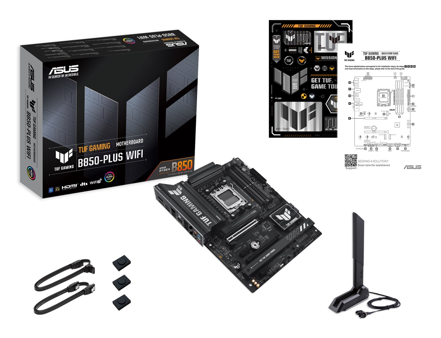 ASUS TUF GAMING B850-PLUS WIFI AMD B850 Socket AM5 ATX ASUS TUF GAMING B850-PLUS WIFI AMD B850 Socket AM5 ATX