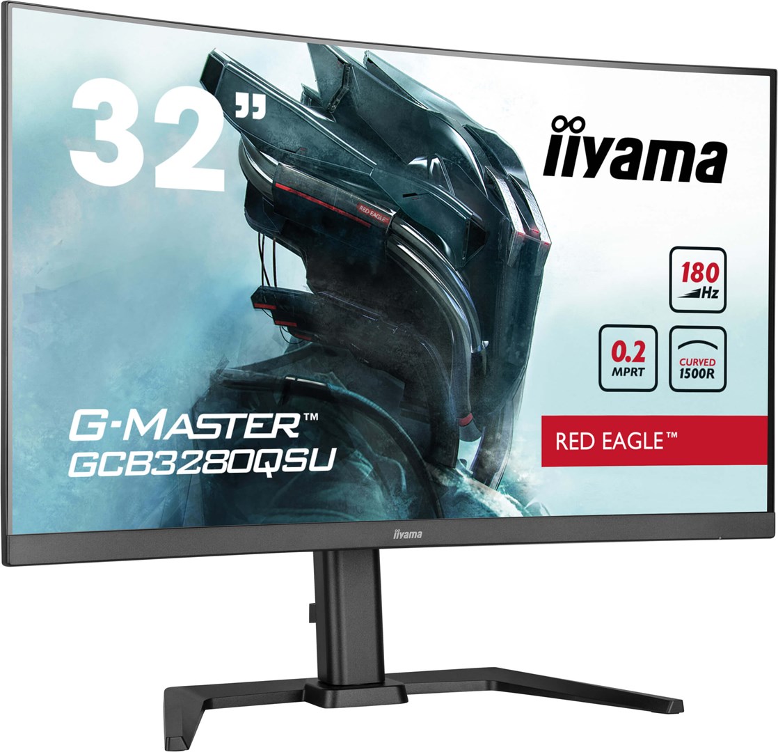 iiyama G-MASTER GCB3280QSU-B2 computer monitor 80 cm (31.5") 2560 x 1440 pixels Dual QHD LED Black iiyama G-MASTER GCB3280QSU-B2 computer monitor 80 cm (31.5") 2560 x 1440 pixels Dual QHD LED Black
