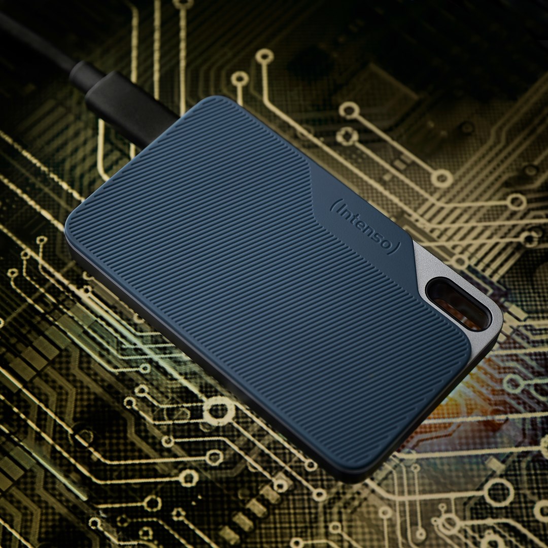 Intenso Lesen/Schreiben bis zu 500 MB/s/2TB USB Type-C 3.2 Gen 1 (3.1 Gen 1) Blue, Grey Intenso Lesen/Schreiben bis zu 500 MB/s/2TB USB Type-C 3.2 Gen 1 (3.1 Gen 1) Blue, Grey