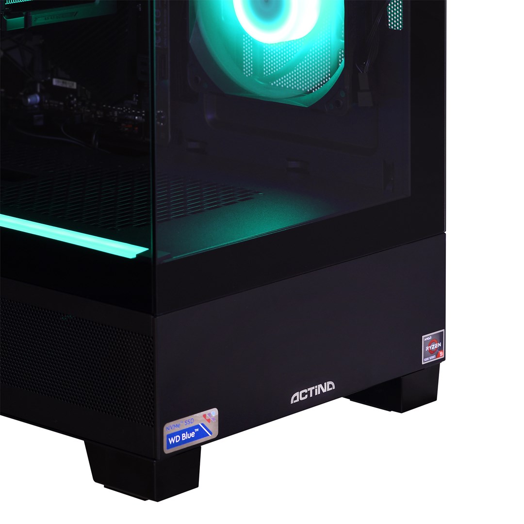 Actina 5901443383680 PC AMD Ryzen™ 5 7600 32 GB DDR5-SDRAM 1 TB SSD AMD Radeon RX 7700 XT Midi Tower Black Actina 5901443383680 PC AMD Ryzen™ 5 7600 32 GB DDR5-SDRAM 1 TB SSD AMD Radeon RX 7700 XT Midi Tower Black