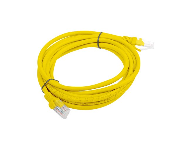 PATCHCORD KAT.5E UTP 3M ŻÓŁTY FLUKE PASSED LANBERG 10-PACK PATCHCORD KAT.5E UTP 3M ŻÓŁTY FLUKE PASSED LANBERG 10-PACK