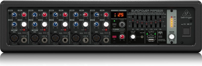Behringer PMP550M audio mixer 5 channels 20 - 20000 Hz Black Behringer PMP550M audio mixer 5 channels 20 - 20000 Hz Black