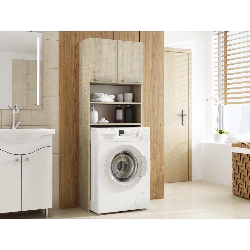 Topeshop PRALKA POLA SONOMA bathroom storage cabinet Oak Topeshop PRALKA POLA SONOMA bathroom storage cabinet Oak