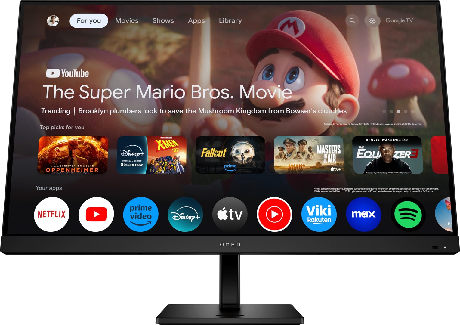 OMEN by HP 32x computer monitor 80 cm (31.5") 3840 x 2160 pixels 4K Ultra HD LCD Black OMEN by HP 32x computer monitor 80 cm (31.5") 3840 x 2160 pixels 4K Ultra HD LCD Black
