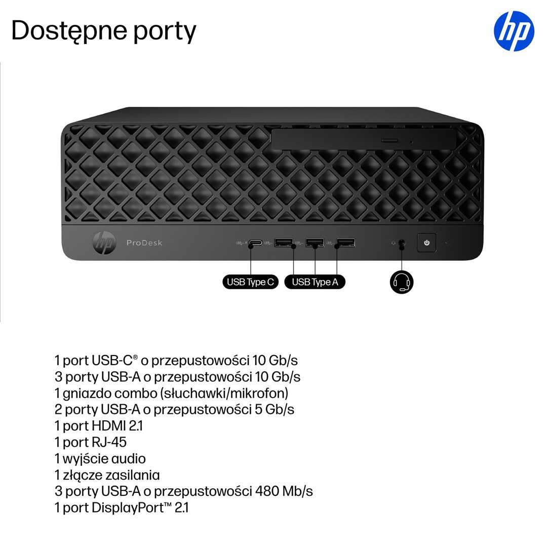 HP ProDesk 4 SFF G1i AI PC Intel Core Ultra 5 225 16 GB DDR5-SDRAM 512 GB SSD Windows 11 Pro Black HP ProDesk 4 SFF G1i AI PC Intel Core Ultra 5 225 16 GB DDR5-SDRAM 512 GB SSD Windows 11 Pro Black