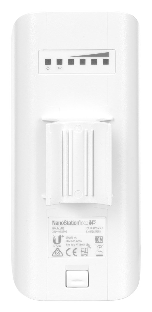 Ubiquiti LocoM5 Network bridge 150 Mbit/s White Ubiquiti LocoM5 Network bridge 150 Mbit/s White