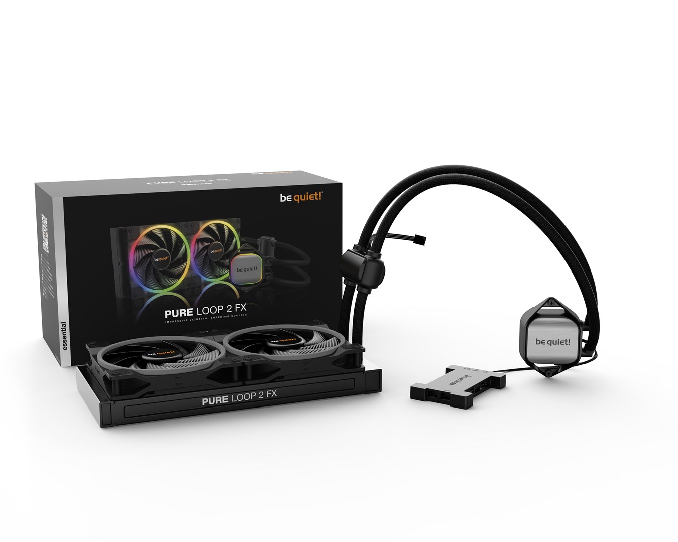 be quiet! Pure Loop 2 FX 280mm Processor All-in-one liquid cooler 14 cm Black 1 pc(s) be quiet! Pure Loop 2 FX 280mm Processor All-in-one liquid cooler 14 cm Black 1 pc(s)