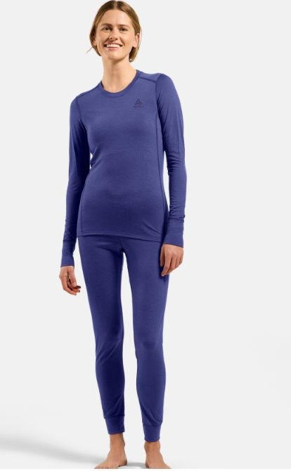 Odlo BL TOP crew neck l/s MERINO 200 long-sleeved thermal underwear, size S, blue Odlo BL TOP crew neck l/s MERINO 200 long-sleeved thermal underwear, size S, blue