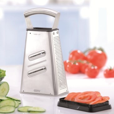 GEFU VITALES LASER CUT Box grater Stainless steel GEFU VITALES LASER CUT Box grater Stainless steel