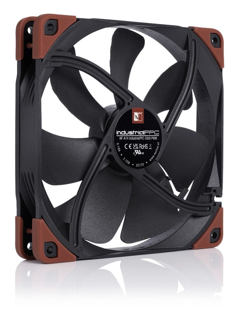 Noctua NF-A14 INDUSTRIALPPC-2000 PWM Computer case Fan 14 cm Black, Brown 1 pc(s) Noctua NF-A14 INDUSTRIALPPC-2000 PWM Computer case Fan 14 cm Black, Brown 1 pc(s)