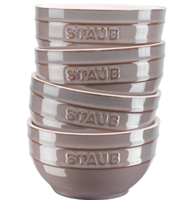 STAUB ROUND BOWL 40508-152-0 12 CM - SET OF 4 PIECES STAUB ROUND BOWL 40508-152-0 12 CM - SET OF 4 PIECES