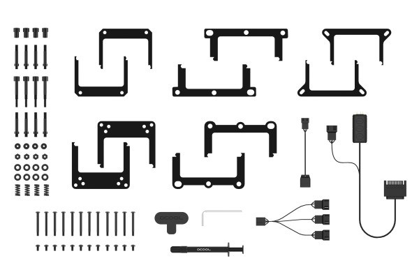 Alphacool 13074 computer cooling system Processor All-in-one liquid cooler 12 cm Black 1 pc(s) Alphacool 13074 computer cooling system Processor All-in-one liquid cooler 12 cm Black 1 pc(s)