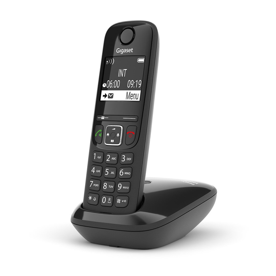 Gigaset AS690 Analog/DECT telephone Caller ID Black Gigaset AS690 Analog/DECT telephone Caller ID Black