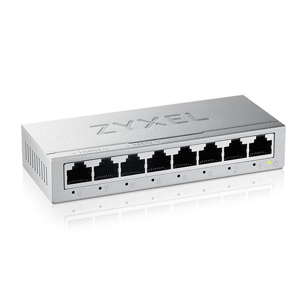 Zyxel GS-108BV5-EU0101F network switch Unmanaged L2 Gigabit Ethernet (10/100/1000) Zyxel GS-108BV5-EU0101F network switch Unmanaged L2 Gigabit Ethernet (10/100/1000)