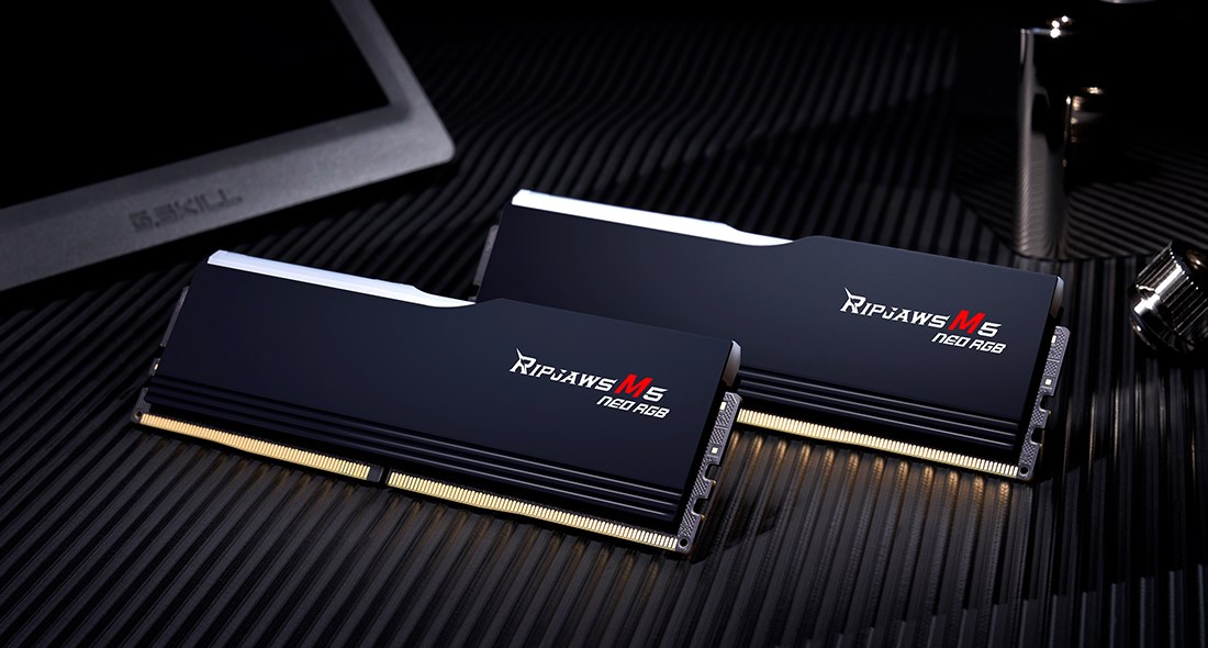G.Skill Ripjaws M5 RGB F5-6000J2836G32GX2-RM5NRK memory module 64 GB 2 x 32 GB DDR5 G.Skill Ripjaws M5 RGB F5-6000J2836G32GX2-RM5NRK memory module 64 GB 2 x 32 GB DDR5