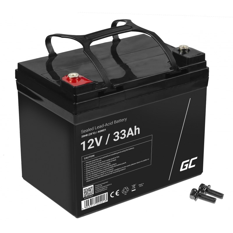 Green Cell AGM21 UPS battery Sealed Lead Acid (VRLA) 12 V 33 Ah Green Cell AGM21 UPS battery Sealed Lead Acid (VRLA) 12 V 33 Ah