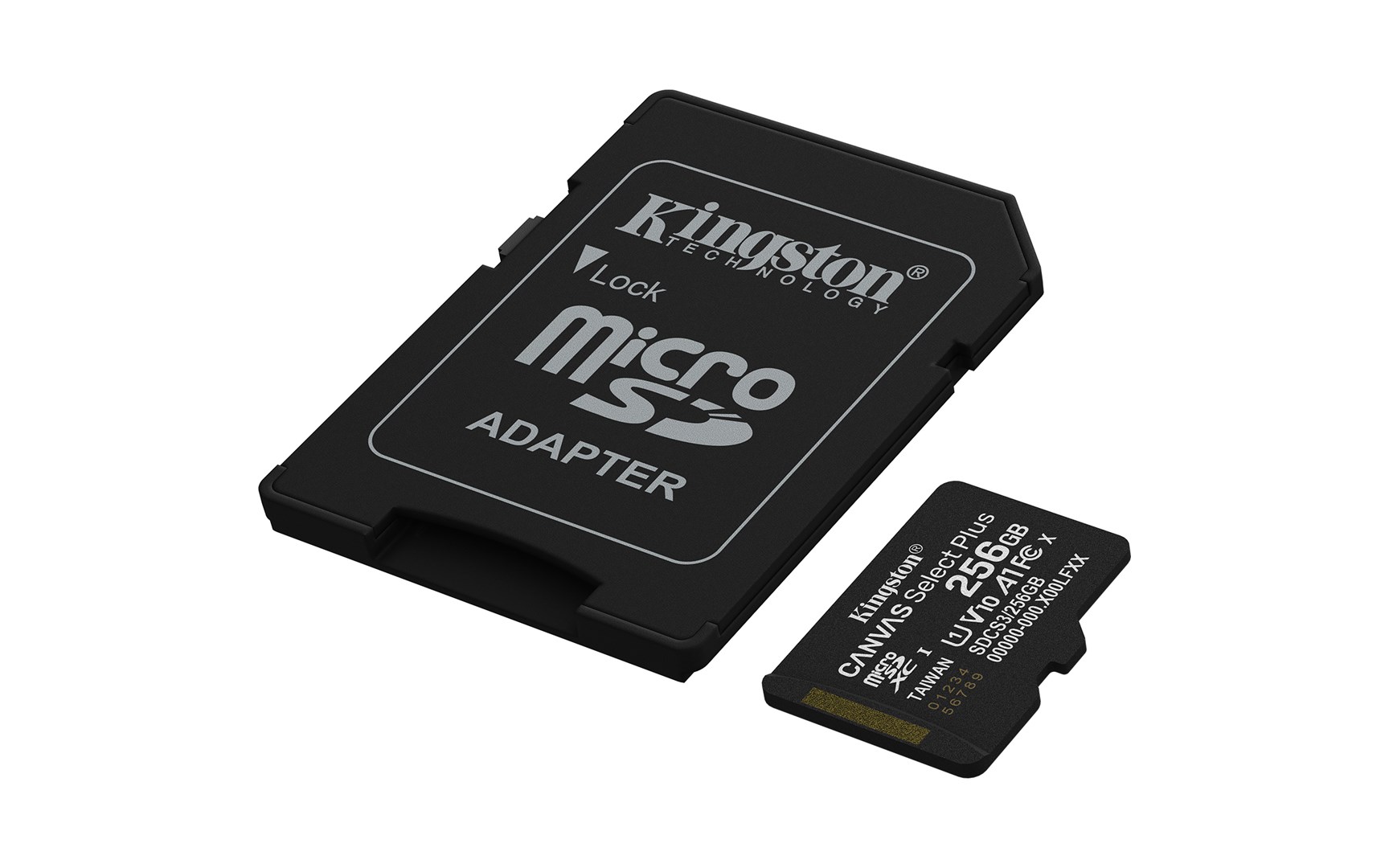 Kingston Technology 256GB microSDXC Canvas Select Plus Gen3 150MB/s A1 Card + Adapter Kingston Technology 256GB microSDXC Canvas Select Plus Gen3 150MB/s A1 Card + Adapter