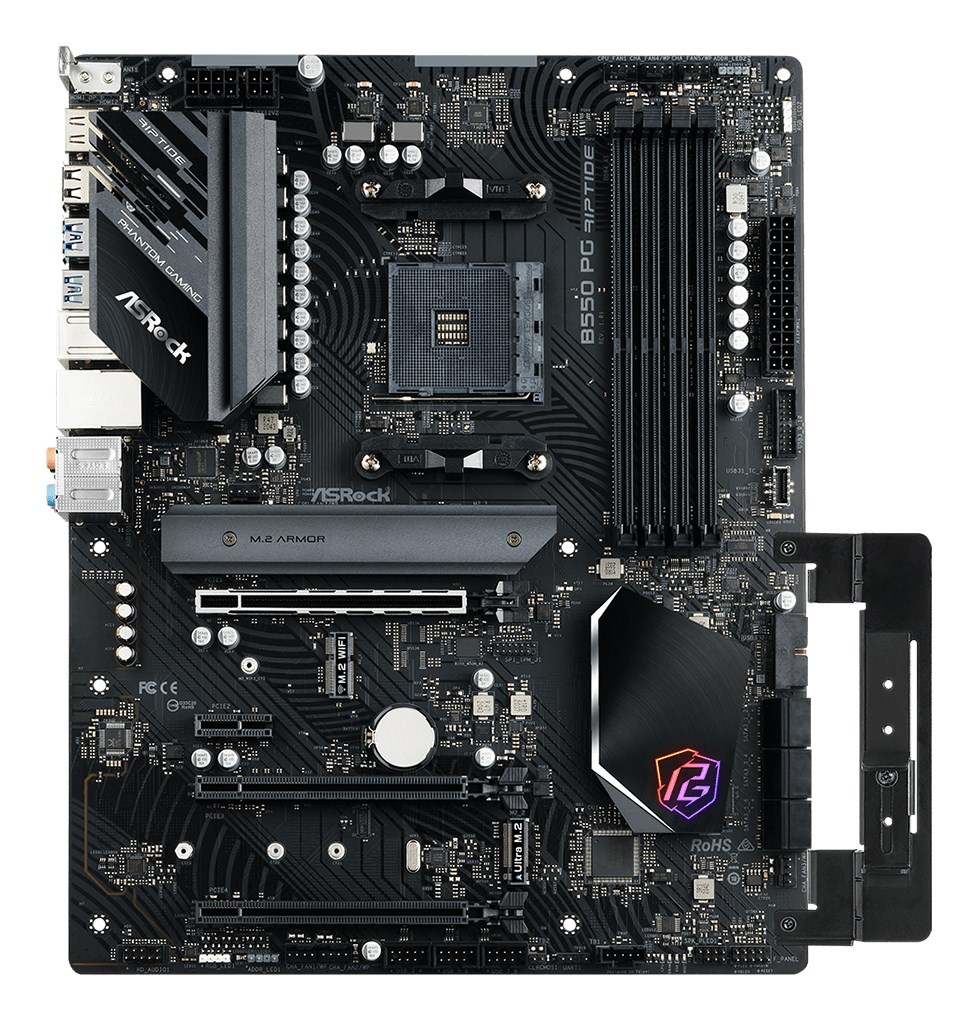 Asrock B550 PG Riptide AMD B550 Socket AM4 ATX Asrock B550 PG Riptide AMD B550 Socket AM4 ATX