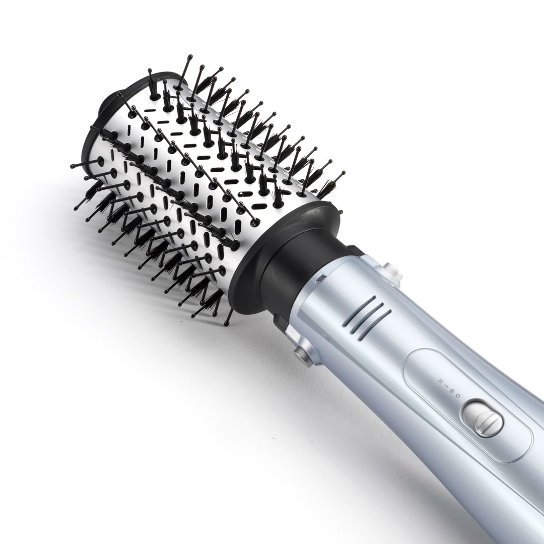 BaByliss Hydro-Fusion Hydro Fusion Smooth & Shape Hot air brush Warm Gray, Silver 1000 W 98.4" (2.5 m) BaByliss Hydro-Fusion Hydro Fusion Smooth & Shape Hot air brush Warm Gray, Silver 1000 W 98.4" (2.5 m)