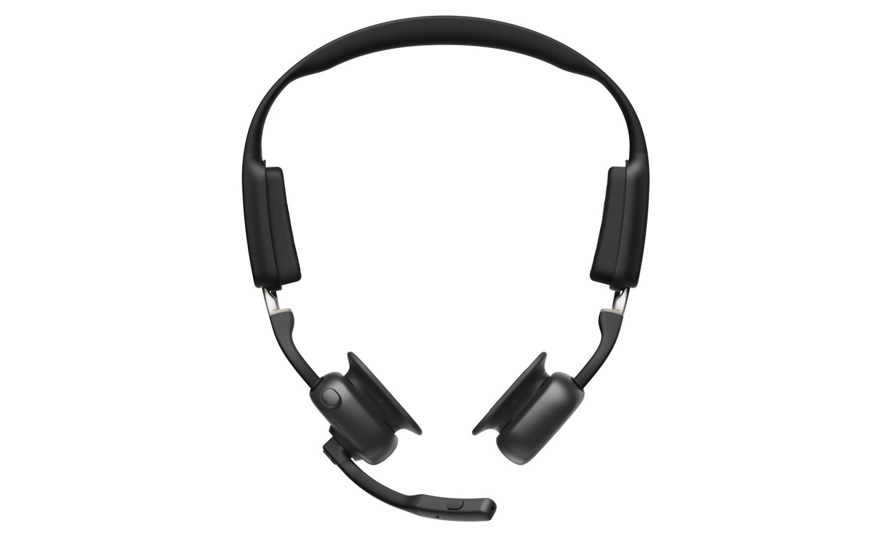 SHOKZ OpenMeet Wireless Bluetooth Bone Conduction Videoconferencing Headset SHOKZ OpenMeet Wireless Bluetooth Bone Conduction Videoconferencing Headset