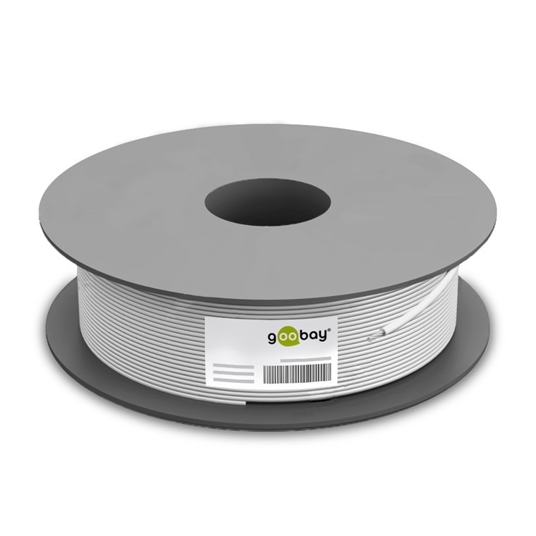 Goobay CAT 6 network cable, S/FTP (PiMF), grey, 100m Goobay CAT 6 network cable, S/FTP (PiMF), grey, 100m