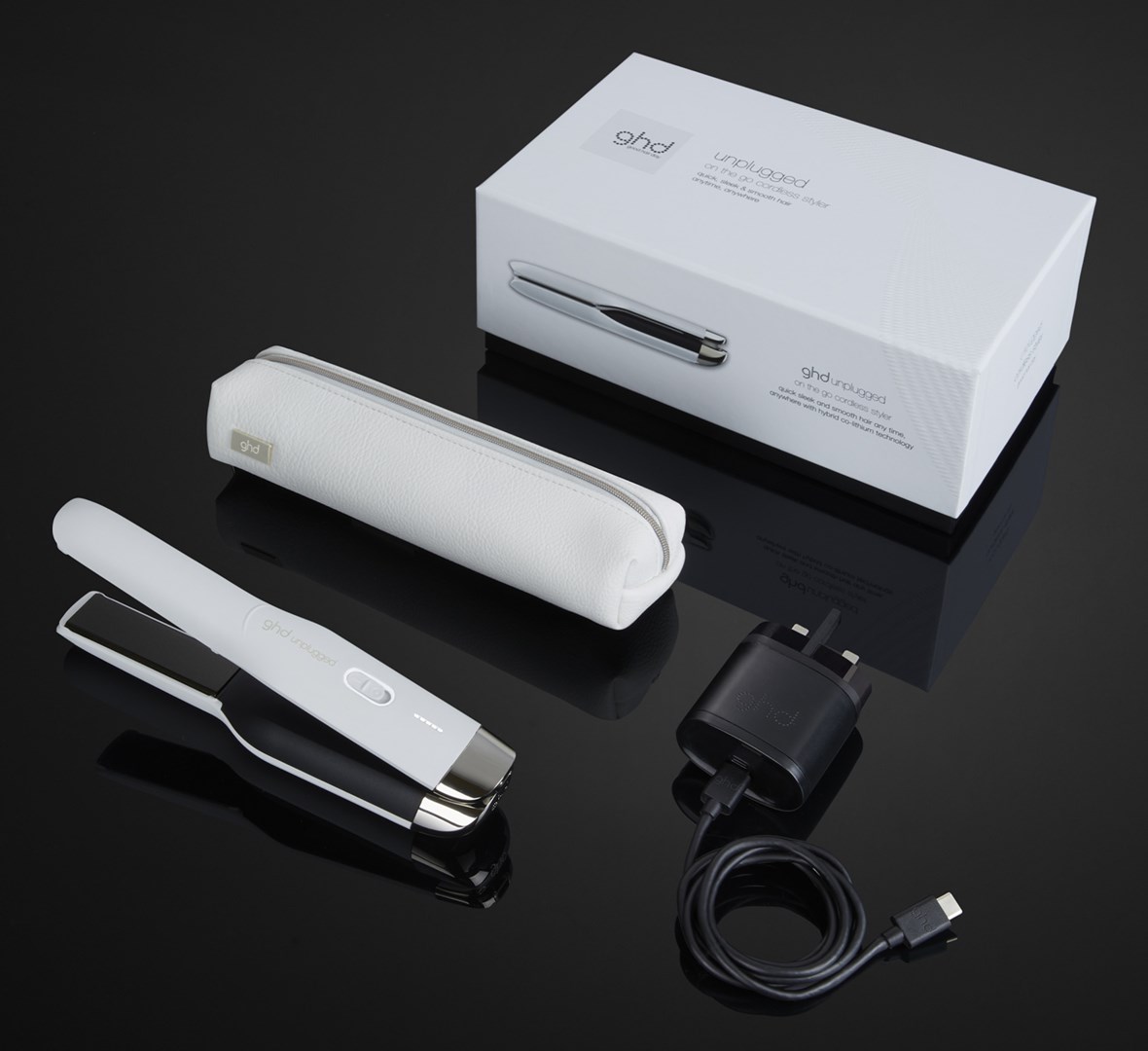 GHD Unplugged Straightening iron Warm White GHD Unplugged Straightening iron Warm White