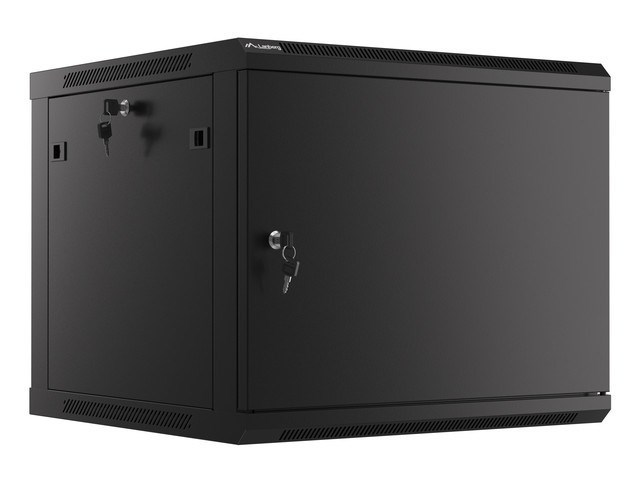 Lanberg WF01-6609-00B rack cabinet 9U Wall mounted rack Black Lanberg WF01-6609-00B rack cabinet 9U Wall mounted rack Black