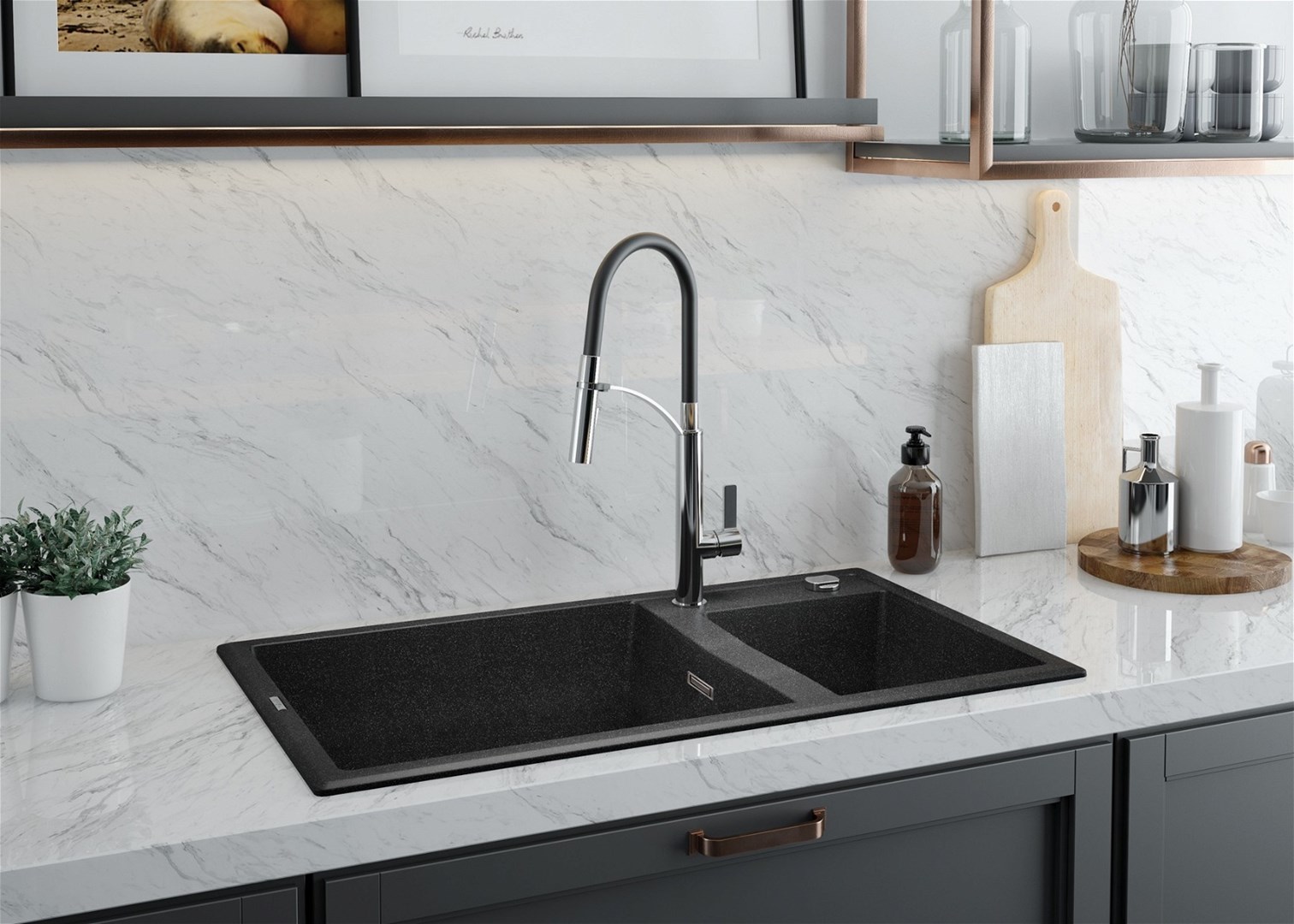 Kitchen faucet with pull-out spout Kitchen faucet with pull-out spout