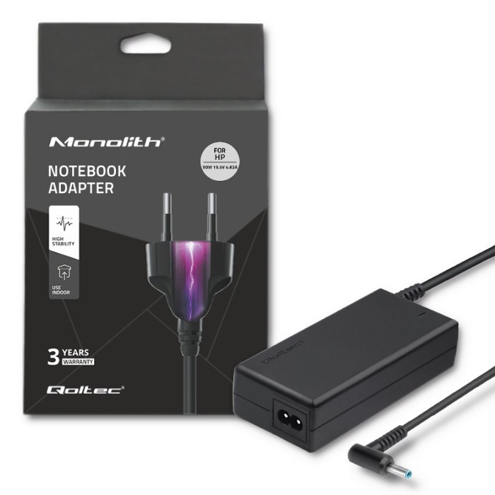 Qoltec 50052.90W.HP power adapter/inverter Indoor Black Qoltec 50052.90W.HP power adapter/inverter Indoor Black