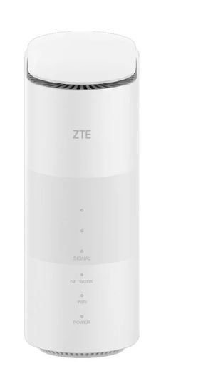 ZTE G5B - Gigabit Ethernet dual-band (2.4 GHz / 5 GHz) Wi-Fi 6 wireless router in white ZTE G5B - Gigabit Ethernet dual-band (2.4 GHz / 5 GHz) Wi-Fi 6 wireless router in white
