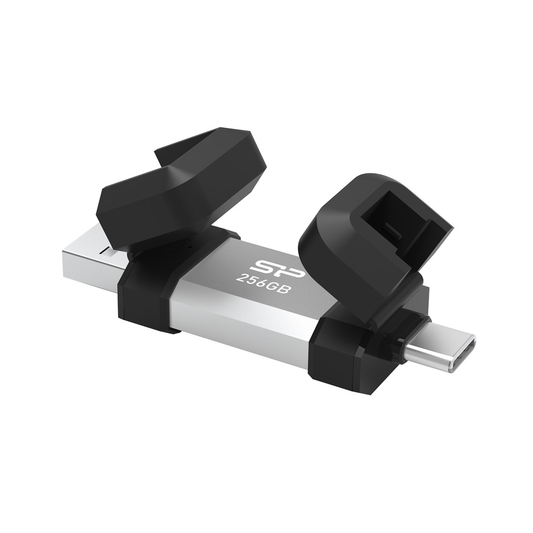 Silicon Power SP256GBUC3C51V1S USB flash drive 256 GB USB Type-A / USB Type-C 3.2 Gen 1 (3.1 Gen 1) Black, Silver Silicon Power SP256GBUC3C51V1S USB flash drive 256 GB USB Type-A / USB Type-C 3.2 Gen 1 (3.1 Gen 1) Black, Silver