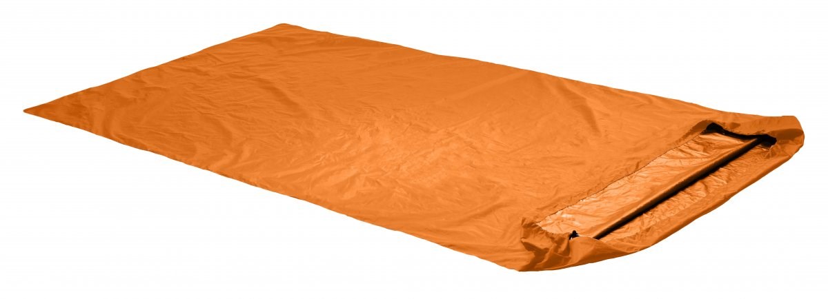 ORTOVOX Bivy Double Adult Rectangular sleeping bag Polyurethane Blue, Orange ORTOVOX Bivy Double Adult Rectangular sleeping bag Polyurethane Blue, Orange