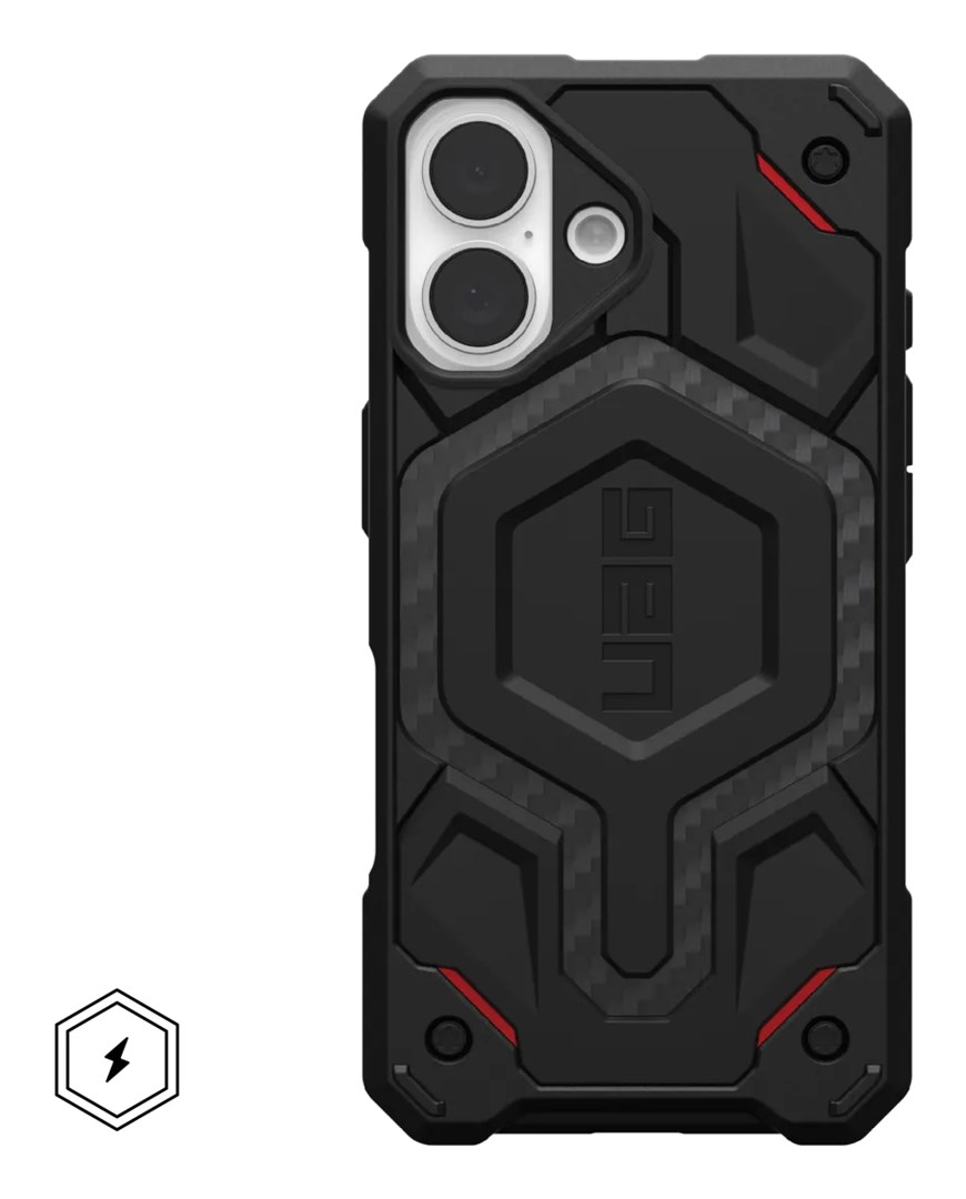Urban Armor Gear Monarch Pro kevlar mobile phone case 15.5 cm (6.1") Cover Black Urban Armor Gear Monarch Pro kevlar mobile phone case 15.5 cm (6.1") Cover Black