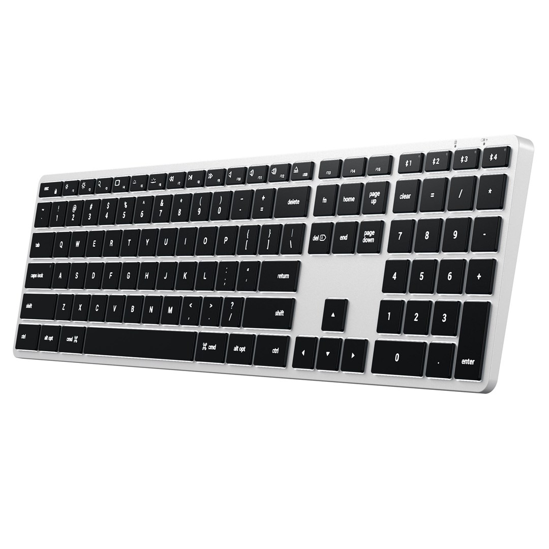 Satechi Slim X3 keyboard Bluetooth numpad silver Satechi Slim X3 keyboard Bluetooth numpad silver