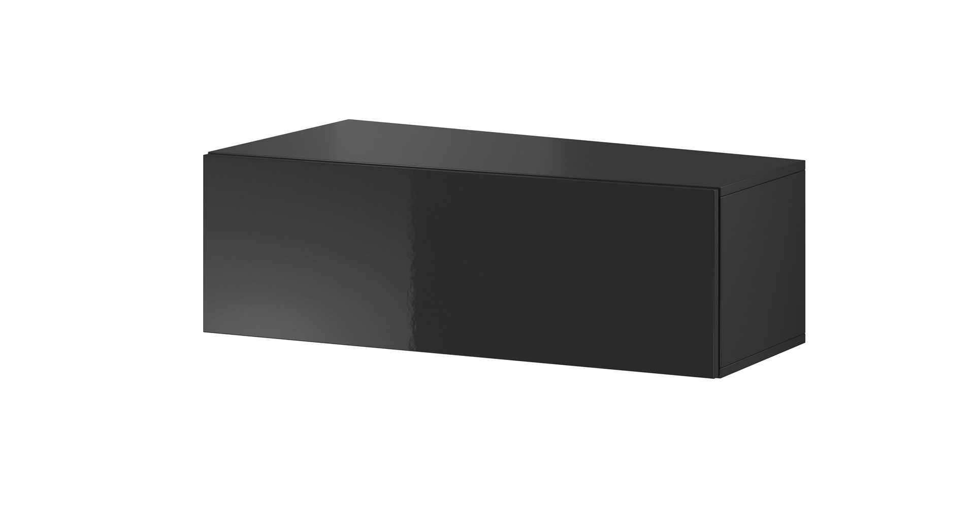 Cama TV stand VIGO SLANT '90' 30/90/40 black/black gloss Cama TV stand VIGO SLANT '90' 30/90/40 black/black gloss