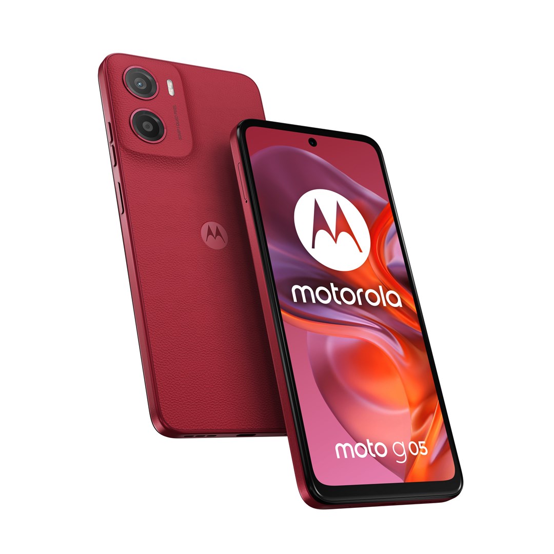 Motorola moto g05 16.9 cm (6.67") Dual SIM Android 15 4G USB Type-C 8 GB 128 GB 5200 mAh Red Motorola moto g05 16.9 cm (6.67") Dual SIM Android 15 4G USB Type-C 8 GB 128 GB 5200 mAh Red
