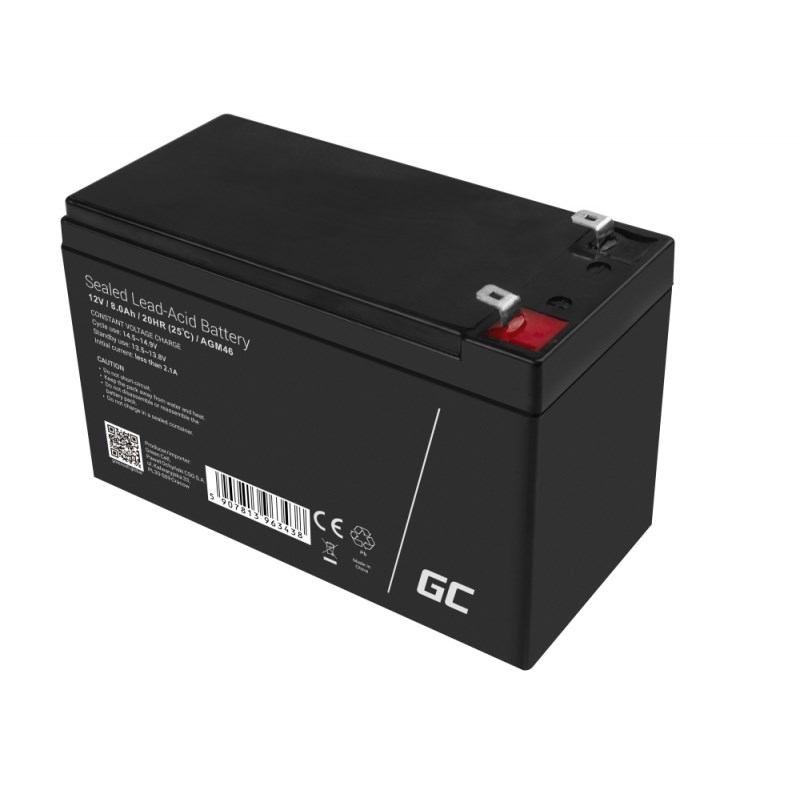 Green Cell AGM46 industrial rechargeable battery Sealed Lead Acid (VRLA) 8000 mAh 12 V Green Cell AGM46 industrial rechargeable battery Sealed Lead Acid (VRLA) 8000 mAh 12 V
