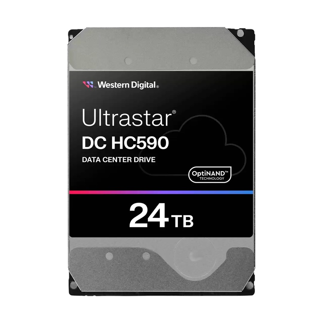 Western Digital DC HC590 internal hard drive 24 TB 7200 RPM 3.5" Serial ATA Western Digital DC HC590 internal hard drive 24 TB 7200 RPM 3.5" Serial ATA