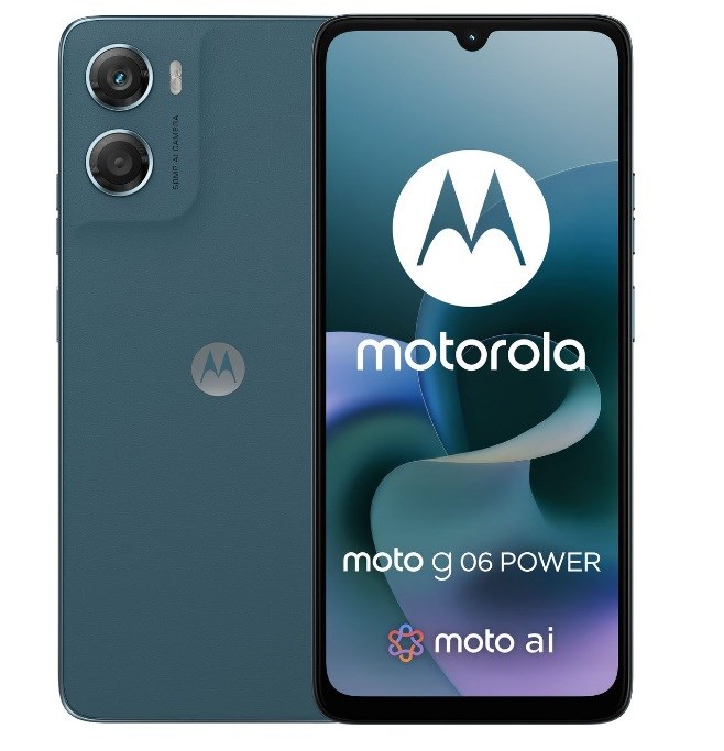Motorola moto G06 6.88" Dual SIM Android 15 USB Type-C 4 GB 64 GB 7000 mAh Blue Motorola moto G06 6.88" Dual SIM Android 15 USB Type-C 4 GB 64 GB 7000 mAh Blue