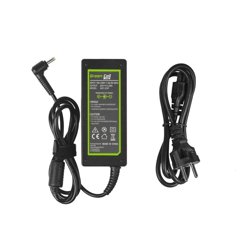 Green Cell AD123P power adapter/inverter Indoor 65 W Black Green Cell AD123P power adapter/inverter Indoor 65 W Black