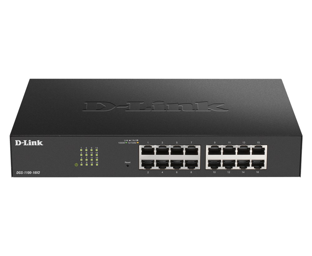 D-Link DGS-1100-24PV2 Managed L2 Gigabit Ethernet (10/100/1000) Power over Ethernet (PoE) Black D-Link DGS-1100-24PV2 Managed L2 Gigabit Ethernet (10/100/1000) Power over Ethernet (PoE) Black