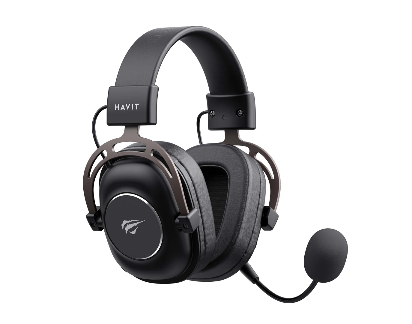 Havit H2002YG - 2.4G gaming headphones (black and ochre) Havit H2002YG - 2.4G gaming headphones (black and ochre)