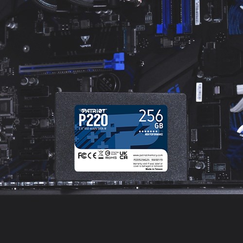 Patriot Memory P220 256GB 2.5" Serial ATA III Patriot Memory P220 256GB 2.5" Serial ATA III