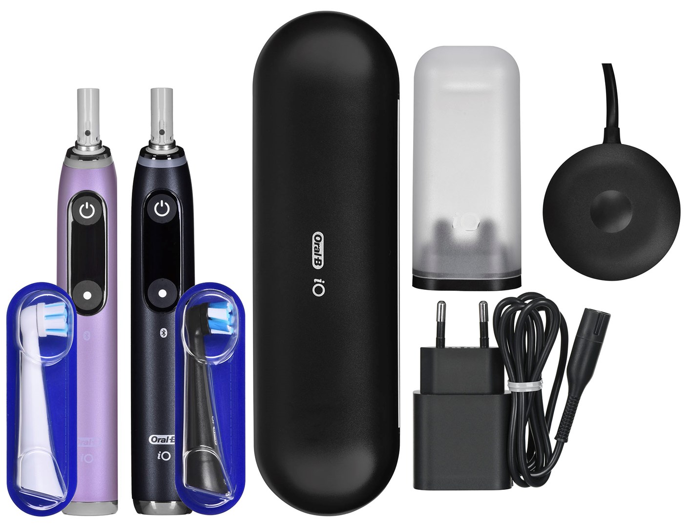 BRAUN ORAL-B ELECTRIC TOOTHBRUSH IO 9N SET DUO BLACK ONYX & ROSE QUARTZ BRAUN ORAL-B ELECTRIC TOOTHBRUSH IO 9N SET DUO BLACK ONYX & ROSE QUARTZ