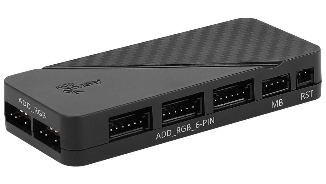Aerocool PGS H66F RGB Control Hub Black Aerocool PGS H66F RGB Control Hub Black