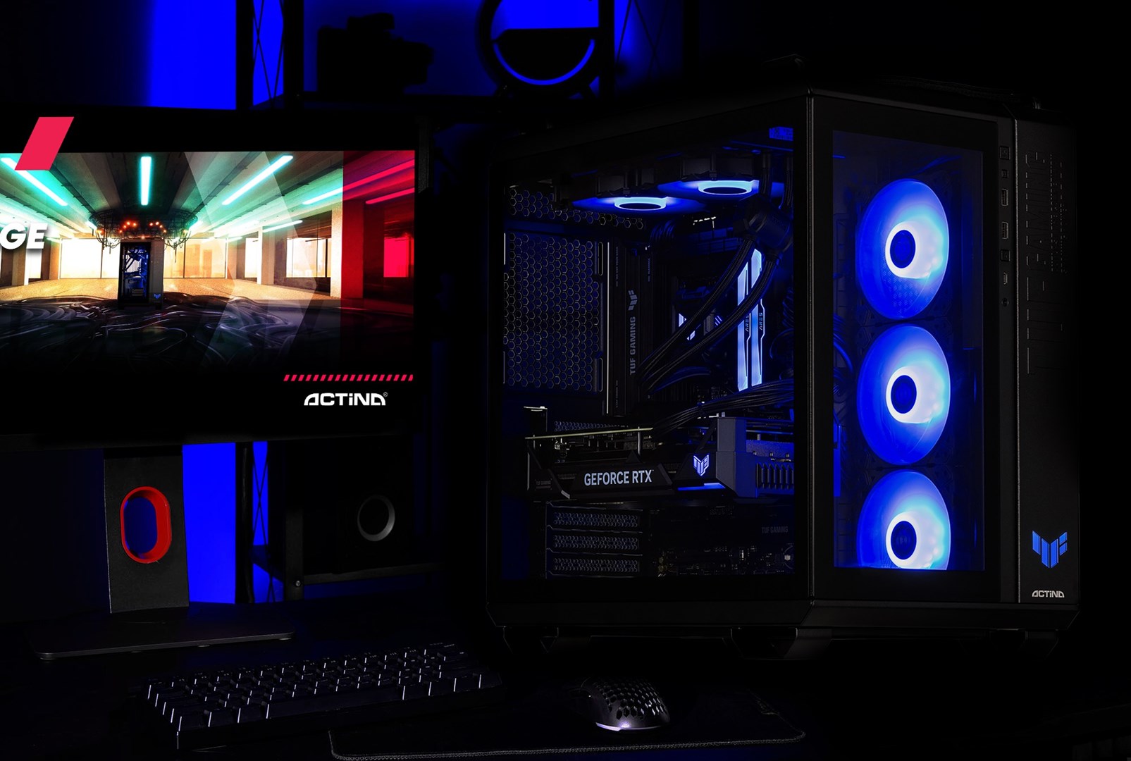 Actina 5901443423218 PC Intel Core Ultra 7 265KF 32 GB DDR5-SDRAM 2 TB SSD NVIDIA GeForce RTX 5070 Midi Tower Black Actina 5901443423218 PC Intel Core Ultra 7 265KF 32 GB DDR5-SDRAM 2 TB SSD NVIDIA GeForce RTX 5070 Midi Tower Black