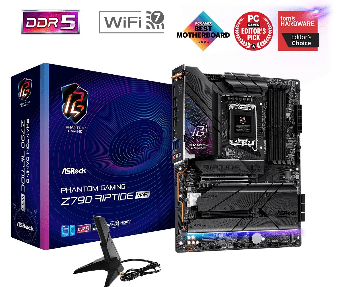 ASRock Z890 Riptide WiFi Motherboard ASRock Z890 Riptide WiFi Motherboard